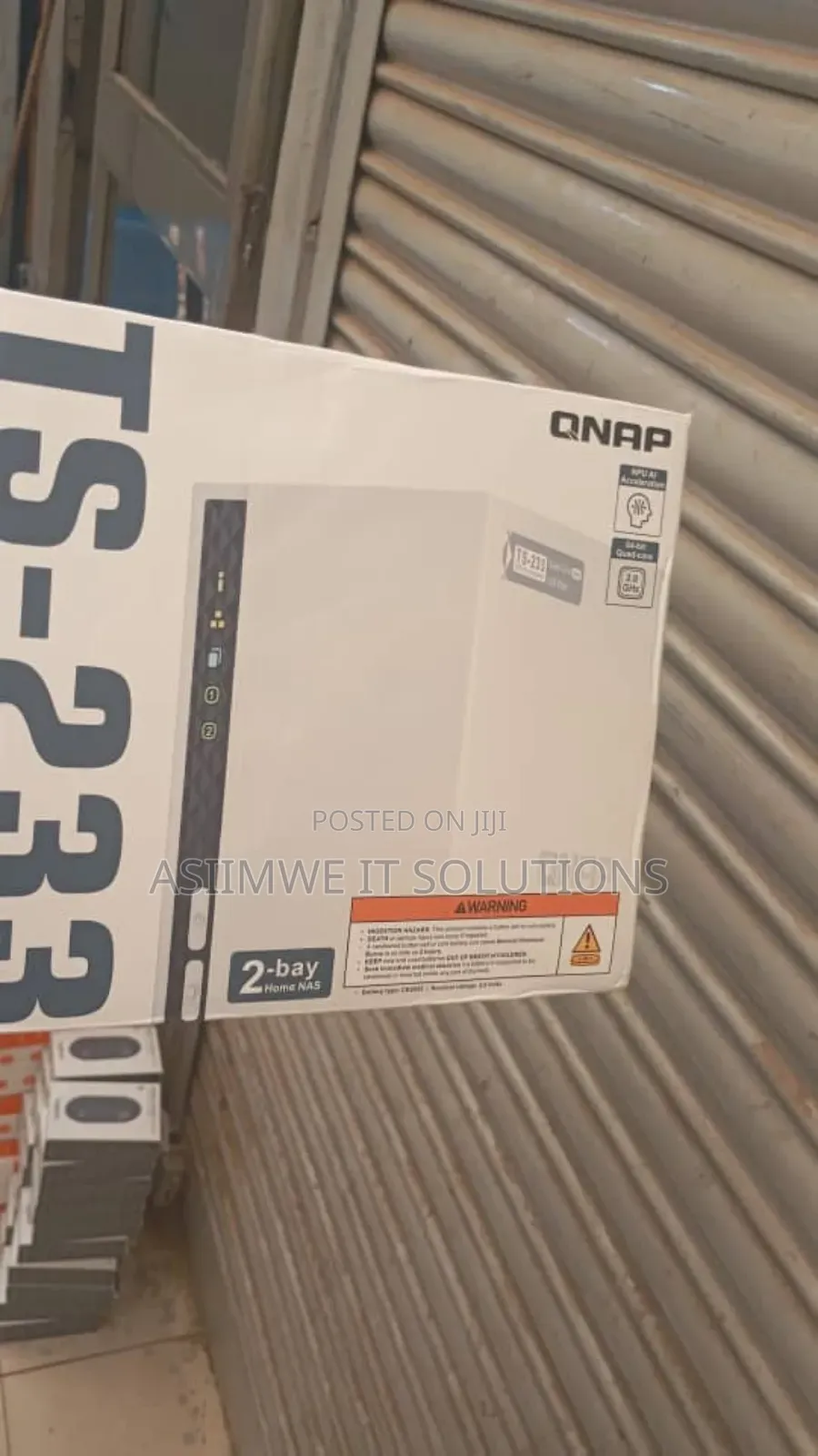 Qnap Ts-233 2-Bay Home Nas (Network Attached Storage) Device.