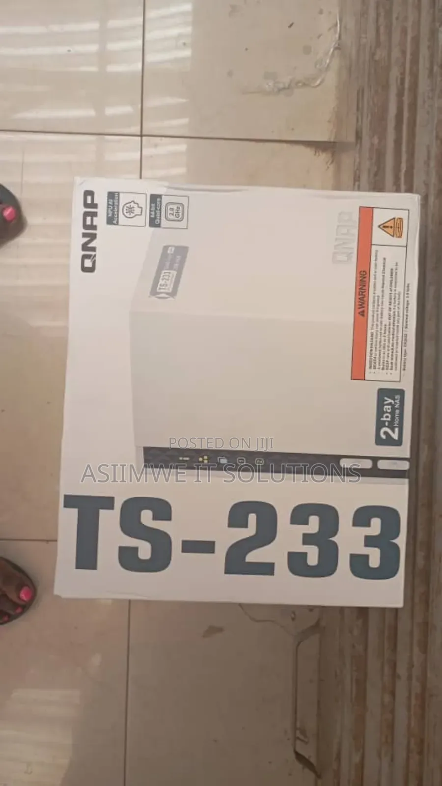 Qnap Ts-233 2-Bay Home Nas (Network Attached Storage) Device.