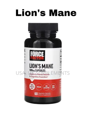 Force Factor 500mg Lion’S Mane 60capsules