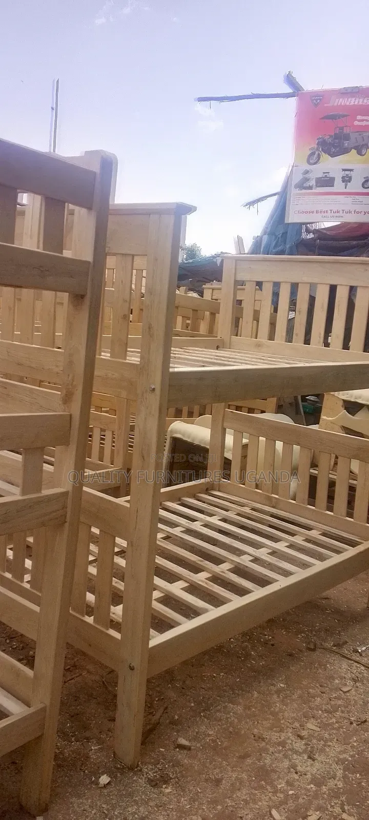 4*6 Students Decker/ Strong Wooden Bed