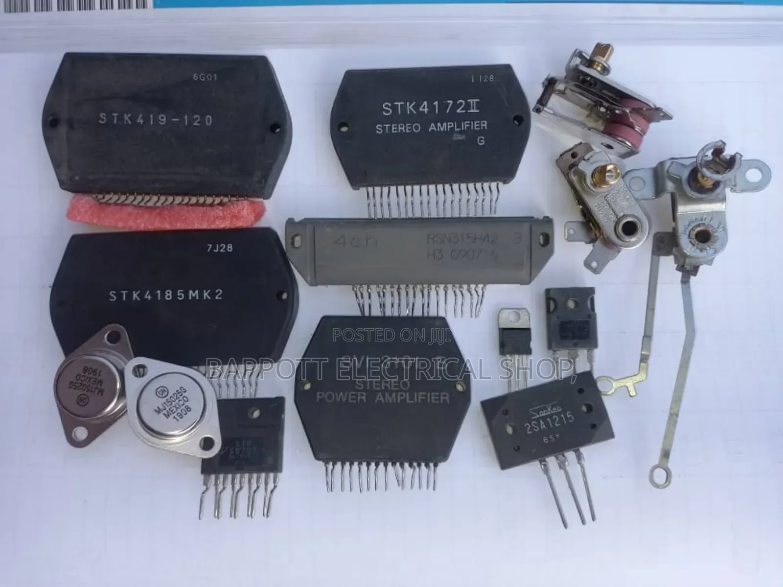 Electronic Spares, Ics,Transistors And Capacitors