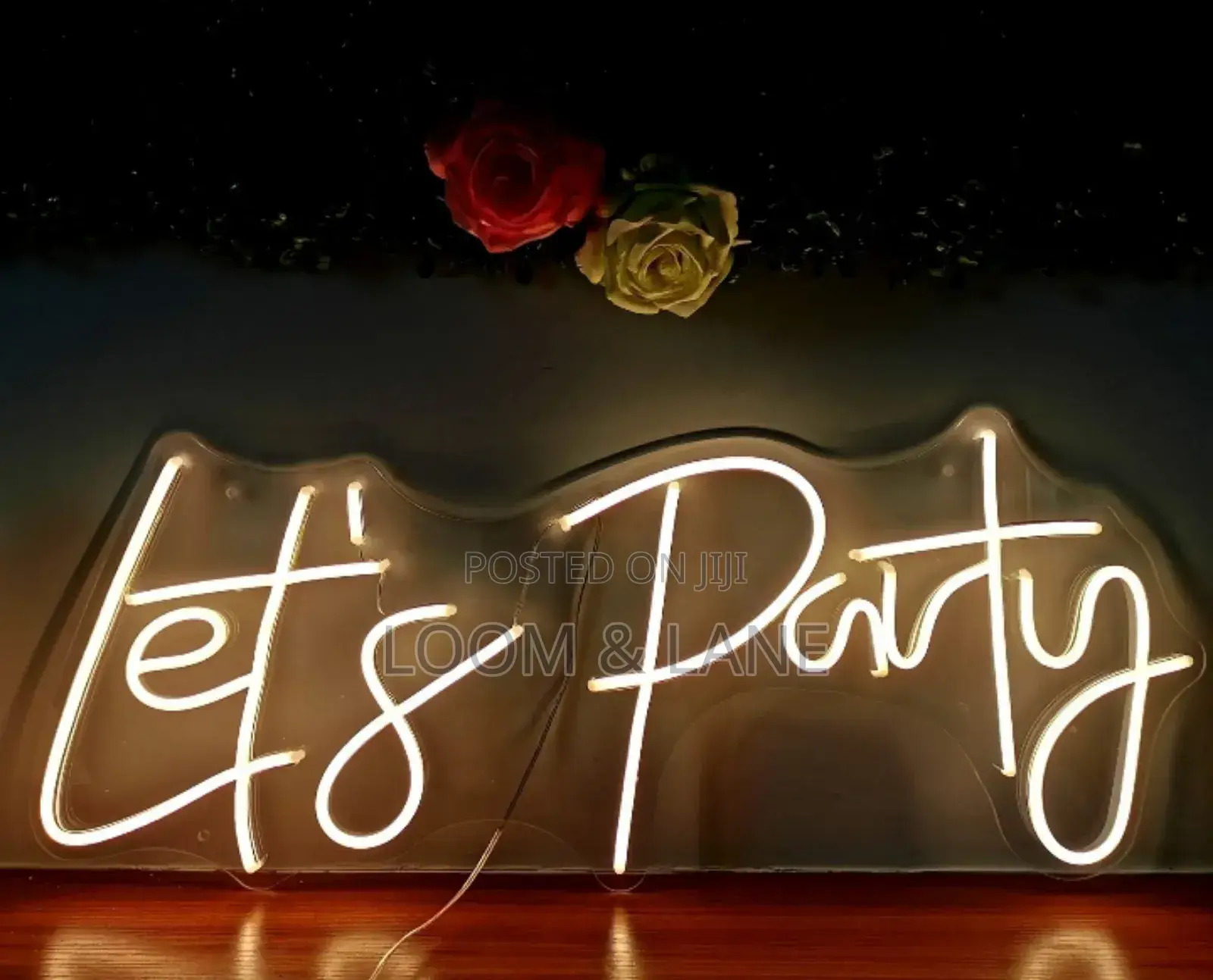 Let's Party Led Neon Sign
