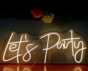 Let's Party Led Neon Sign