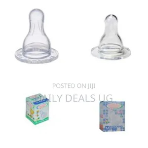 Bpa Free Feeding Baby Nipple- Clear
