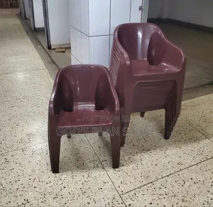 Generic Coffee Brown Plastic Chairs Plastic Chairs