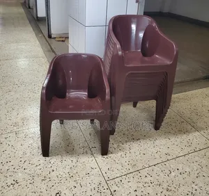 Generic Coffee Brown Plastic Chairs Plastic Chairs