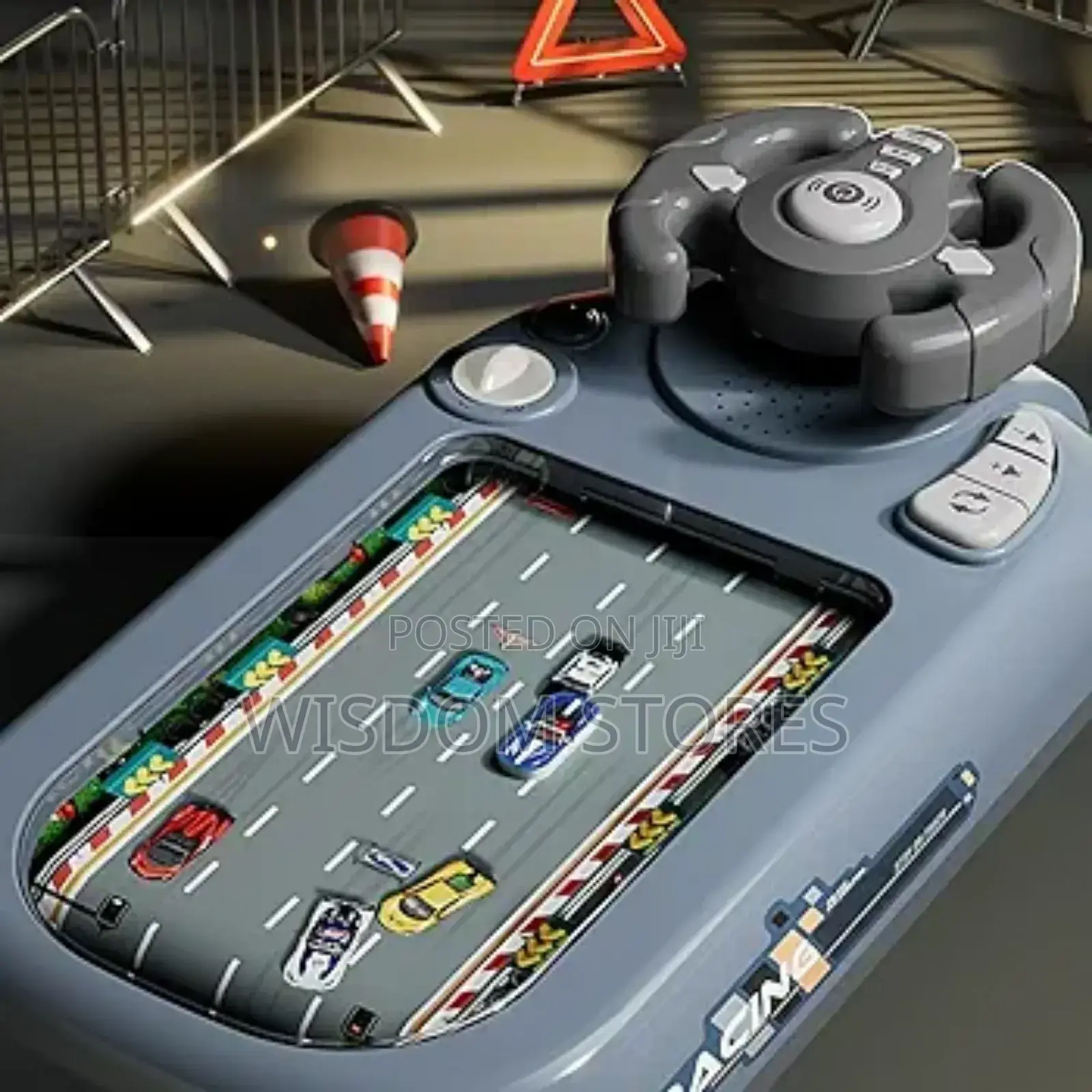 Children's Racing Game Console With Fun Obstacle Avoidance
