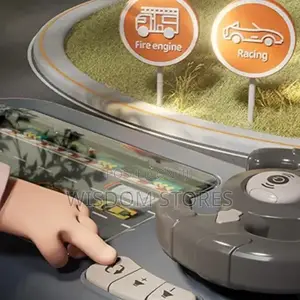 Children's Racing Game Console With Fun Obstacle Avoidance