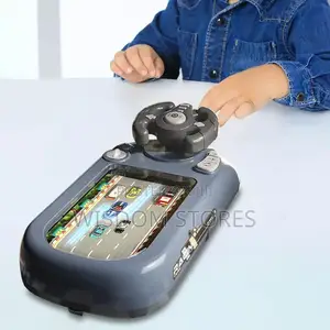 Children's Racing Game Console With Fun Obstacle Avoidance