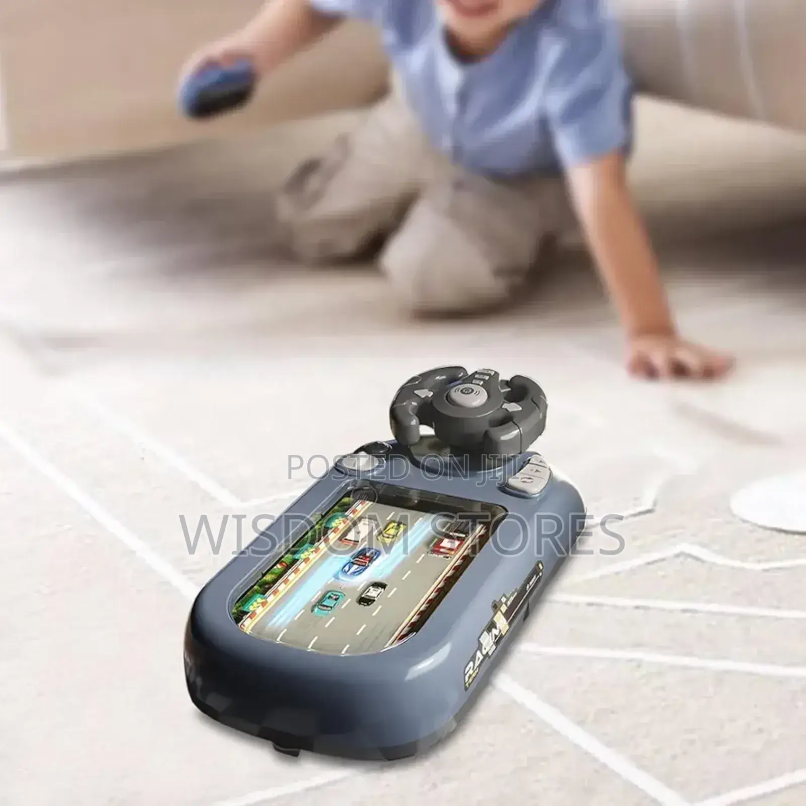 Children's Racing Game Console With Fun Obstacle Avoidance