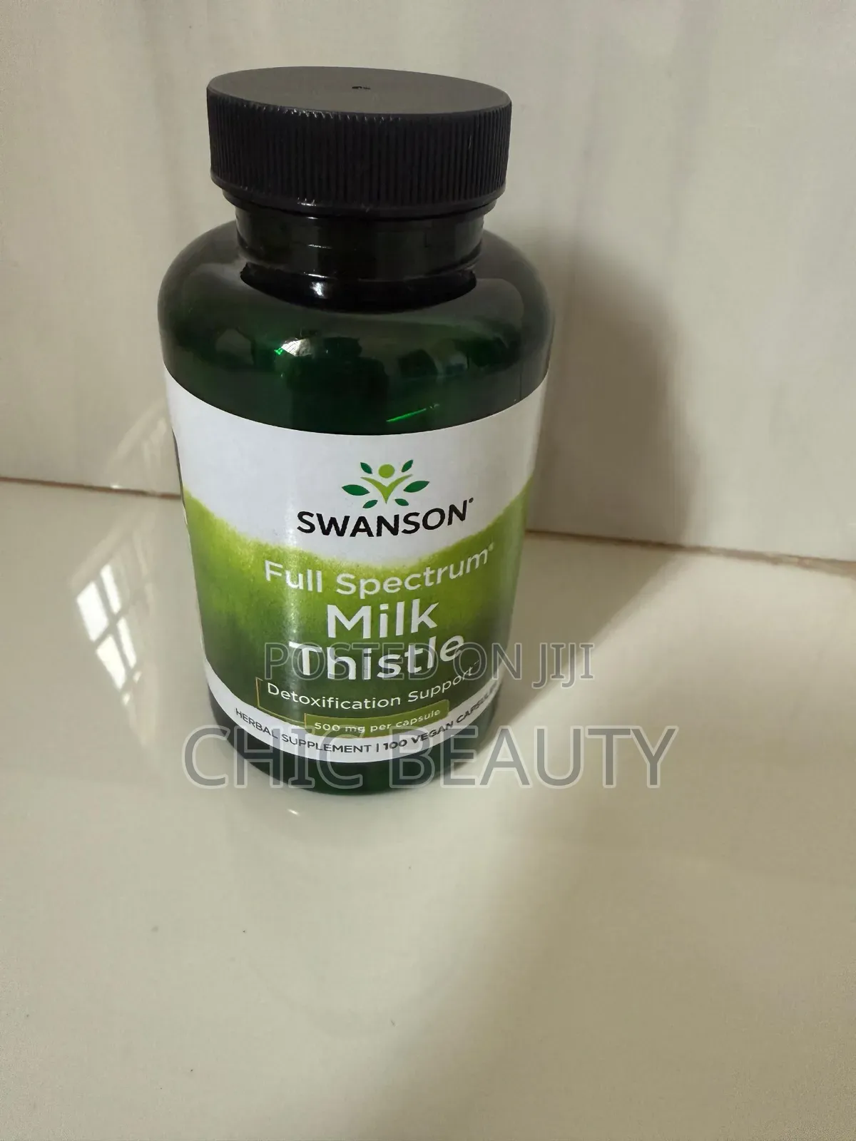 Swanson Full Spectrum Milk Thistle 500mg 100 Vegan Capsules