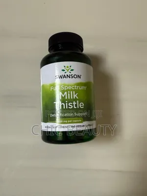 Swanson Full Spectrum Milk Thistle 500mg 100 Vegan Capsules