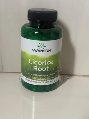 Swanson Licorice Root Liver and Respiratory Health 450mg 100 Capsules