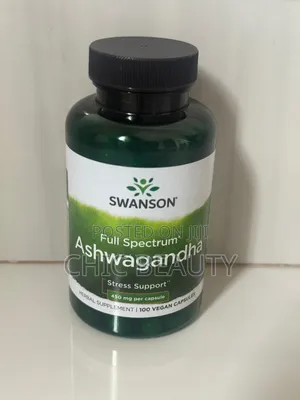 Swanson Full Spectrum Ashwagandha Stress Support 450mg 100 Capsules