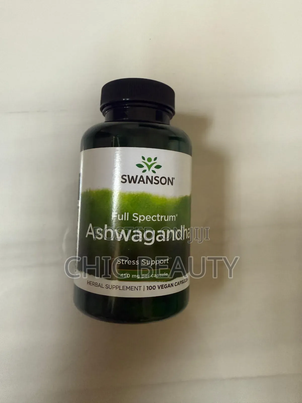 Swanson Full Spectrum Ashwagandha Stress Support 450mg 100 Capsules