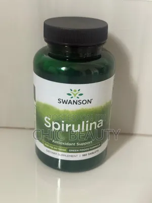 Swanson Spirulina Antioxidant Support 500mg 180 Tablets