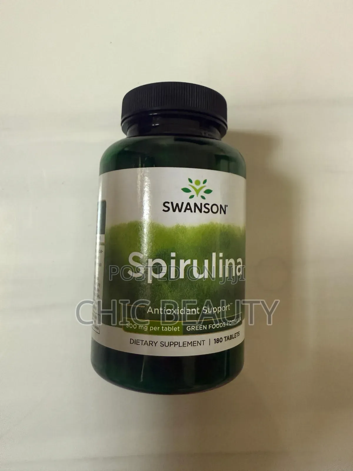 Swanson Spirulina Antioxidant Support 500mg 180 Tablets