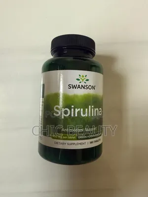 Swanson Spirulina Antioxidant Support 500mg 180 Tablets
