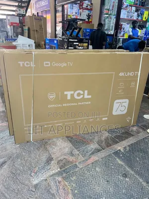 TCL 75inch Tv , Uhd, Google Tv,Hiqh Quality Picture, 3years Warranty