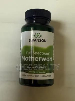 Swanson Full Spectrum Motherwort Women's Heath 400mg 60 Capsules