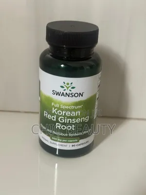 Swanson Full Spectrum Korean Red Ginseng Root 400mg 90 Capsules