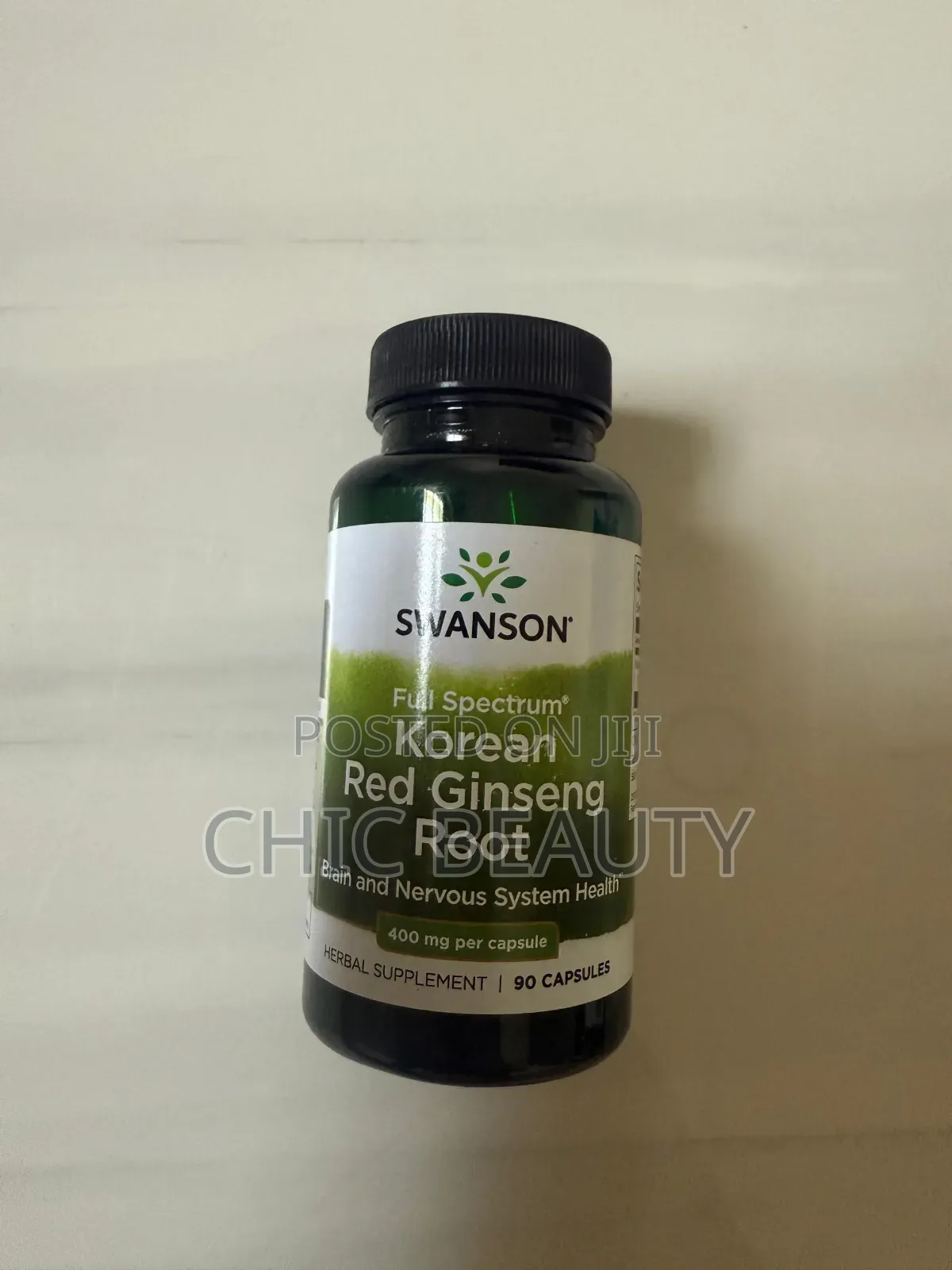 Swanson Full Spectrum Korean Red Ginseng Root 400mg 90 Capsules