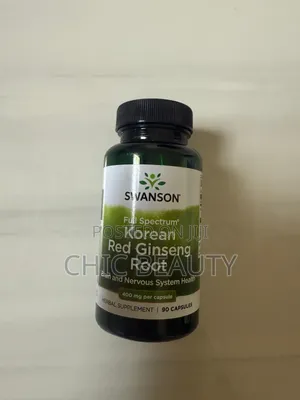 Swanson Full Spectrum Korean Red Ginseng Root 400mg 90 Capsules