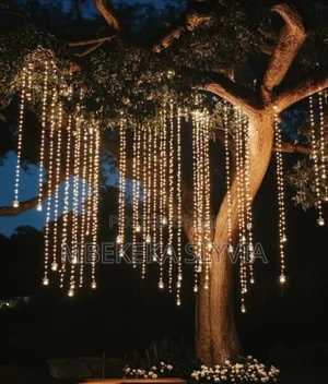 50m Outdoor Christmas Lights/Warm White Christmas Tree Decoration Home