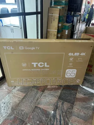 TCL 65inch Qled Google Tv, Bluetooth, Storage, Youtube, 3years Wrty