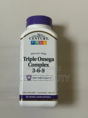 21st Century Triple Omega Complex 3-6-9 Heart Health 90 Soft Gels