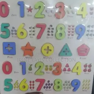 Kid's Learning Wooden Letters