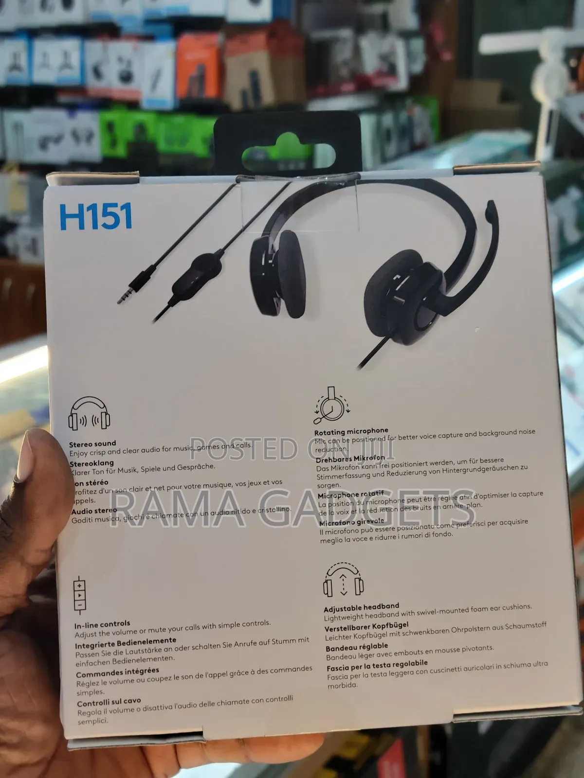 Logitech H151 Stereo Headset.