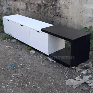 Tv Stand White Modern | Best for Living Room | Kampala