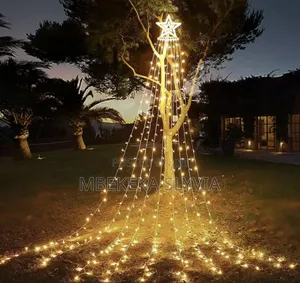 Christmas Lights 50m/Outdoor Christmas Tree Decoration