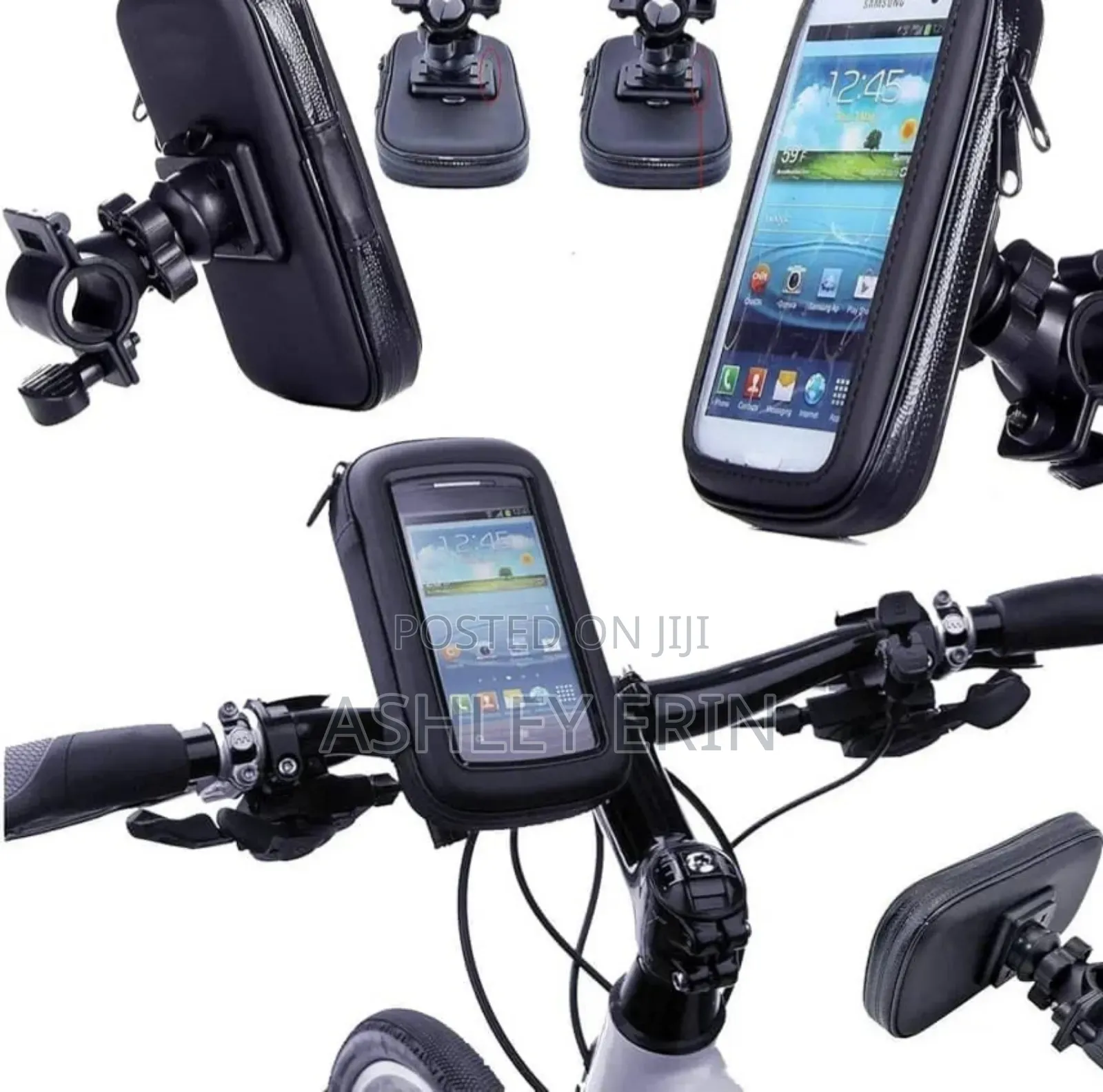 360° Waterproof Bike Mount Holder Case