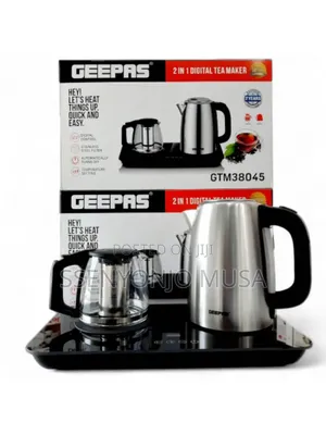 Geepas Digital Kettle Tea Maker 2-in-1 | Gtm38045