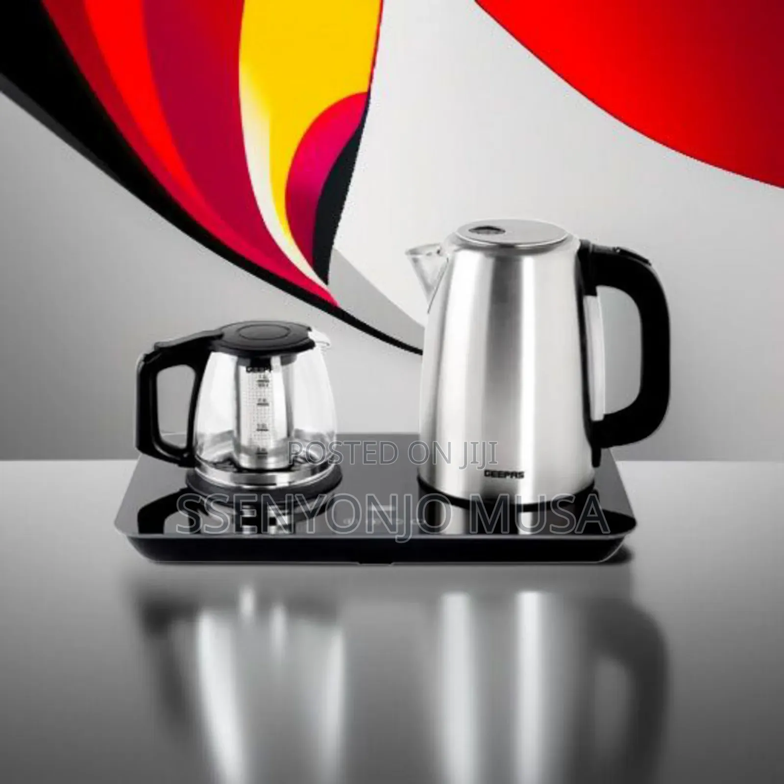 Geepas Digital Kettle Tea Maker 2-in-1 | Gtm38045