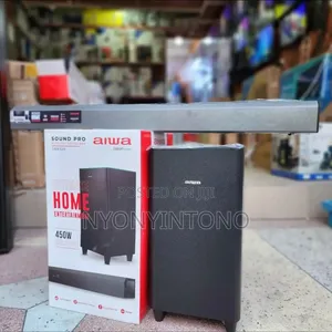 Aiwa 450w 4.1ch Sound Bar With Fm Radio, Hdmi, Bluetooth Sb8320