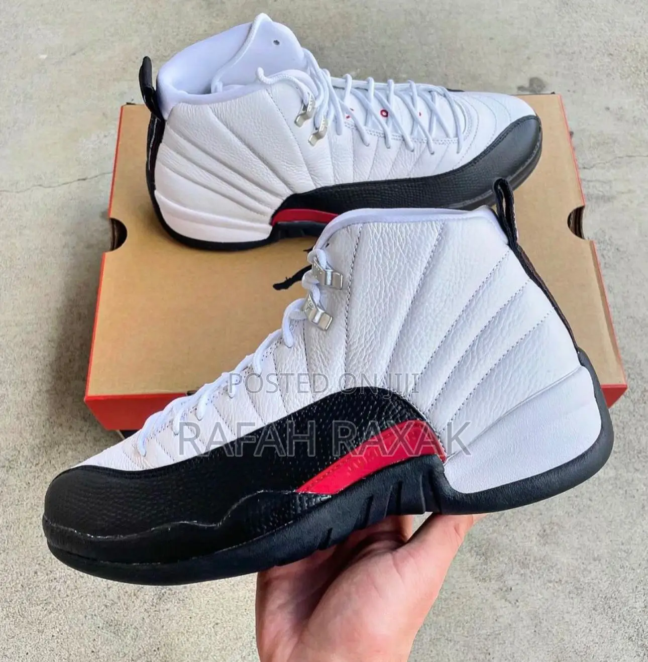 Nike Air Jordan 12 Retro “Red Taxi” Sneakers