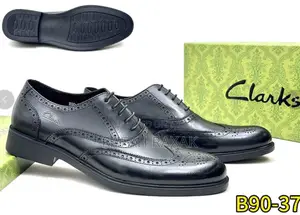 Original Men’S Black Clarks Oxford Gentle Office Shoes