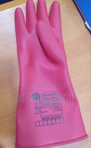 Kavach Electrical Insulated Rubber Hand Glove[11,000volts)