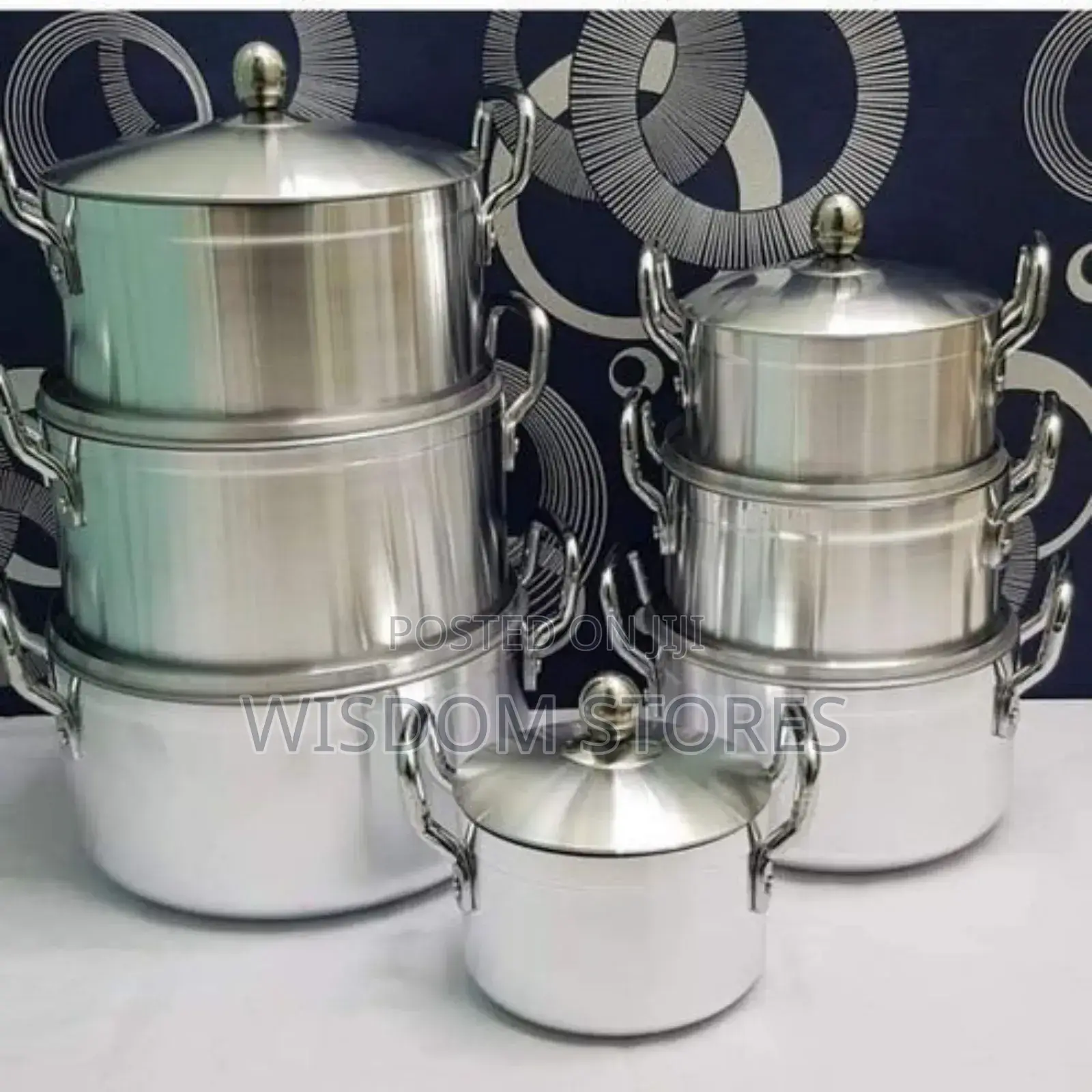 Cookware Set Heavy Duty 14pcs Stainless Aluminium Cookware Pot Sufuria