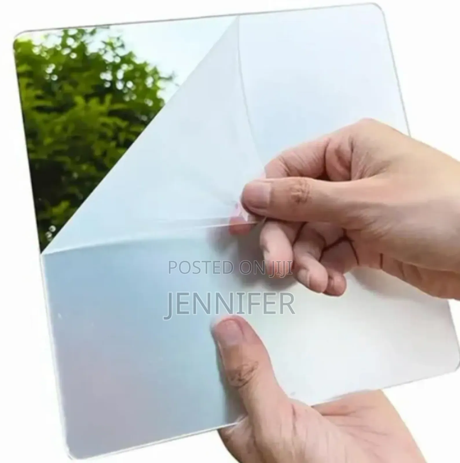 Square Shaped Acrylic Mirror Sticker Wall Self-Adhesive Home Bedroom