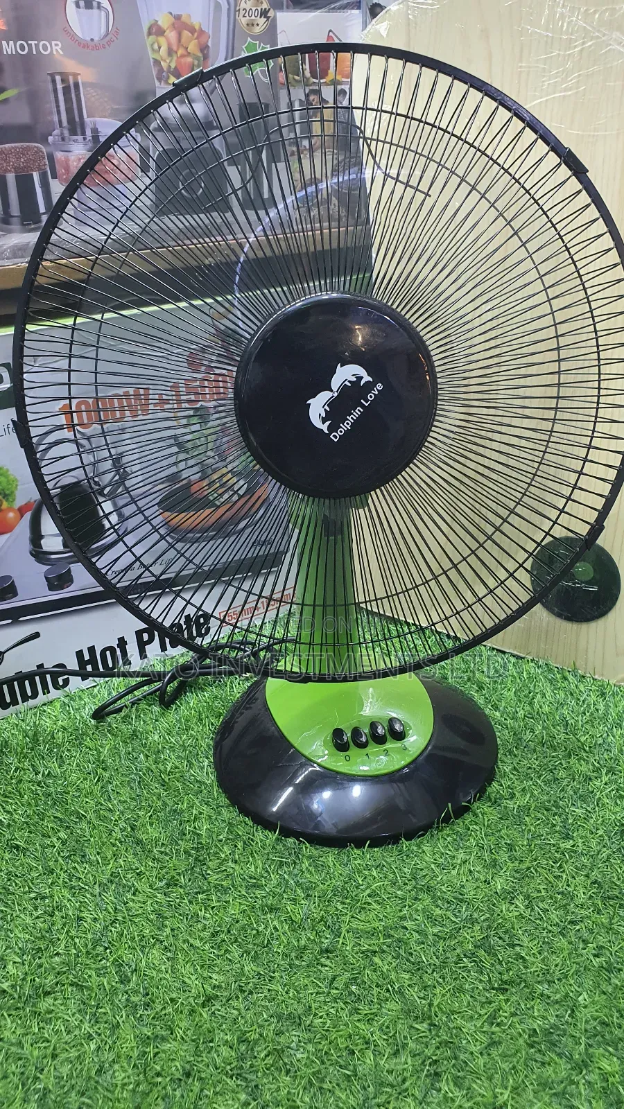 Dolphin Love Table Fan