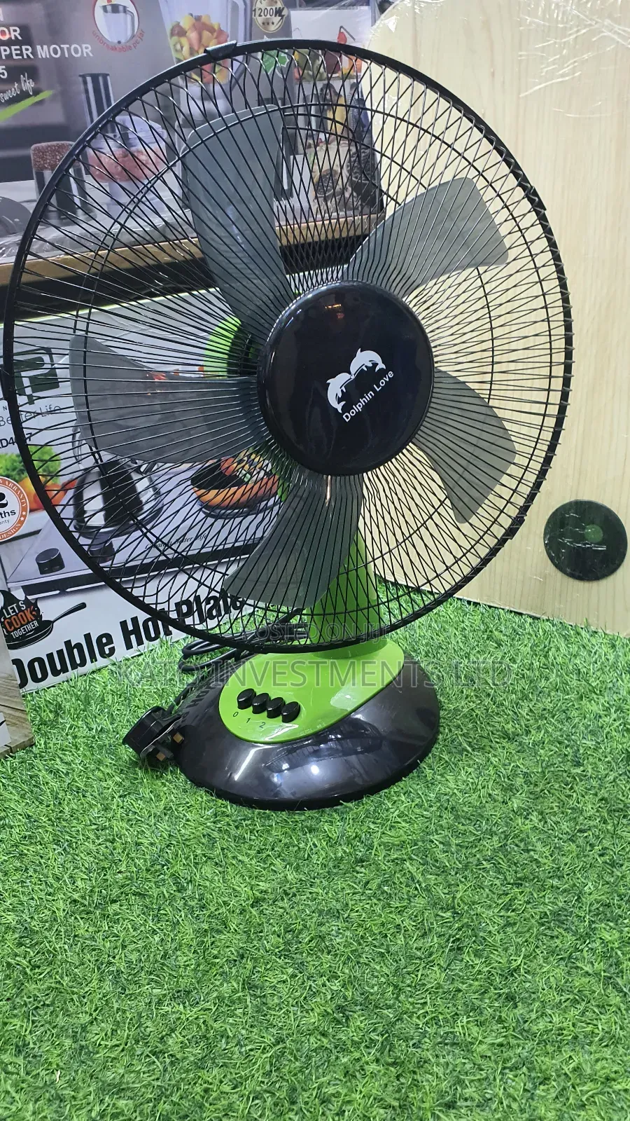 Dolphin Love Table Fan