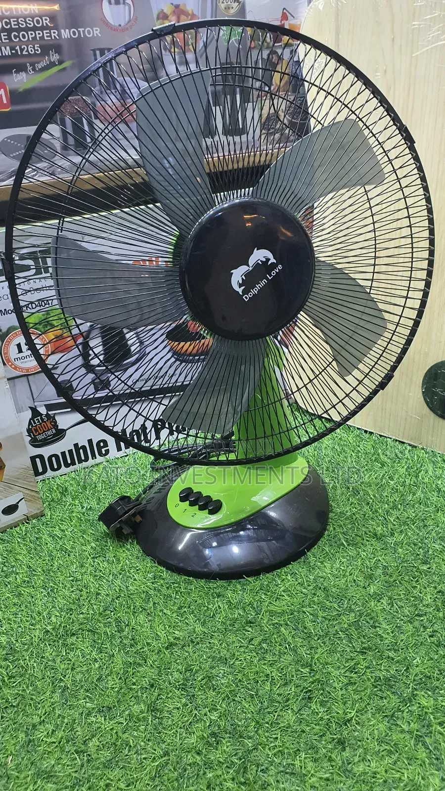 Dolphin Love Table Fan