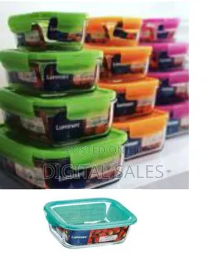 Luminarc Rectangle Borosilicate Glass Food Storage Containers