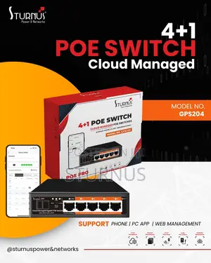Poe Giga 4 Port Sturnus