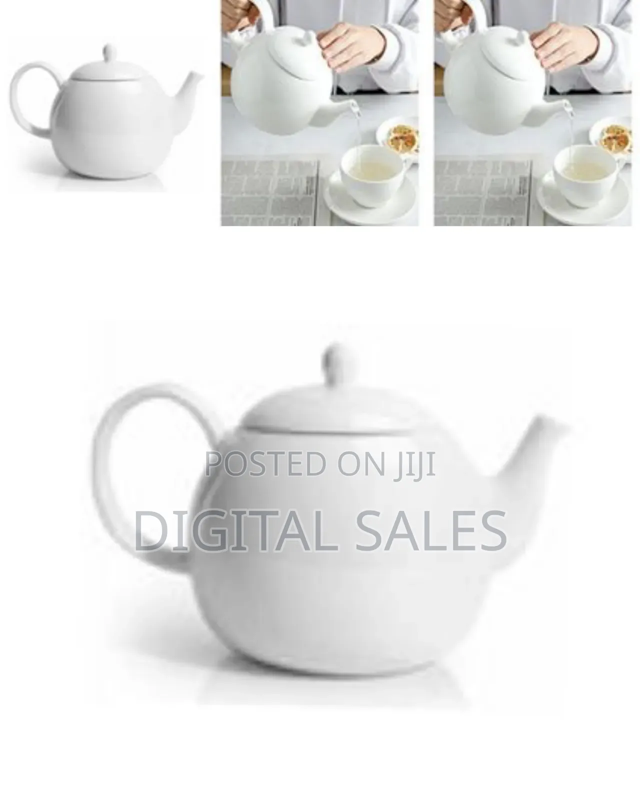Other Round Ceramic Teapot, 0.850 Litre
