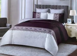 6x6 Bedcover With One Bedsheet And Two Pillow Covers - Multicolored